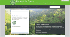 Desktop Screenshot of montrealprocess.org