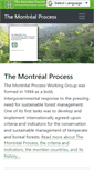 Mobile Screenshot of montrealprocess.org